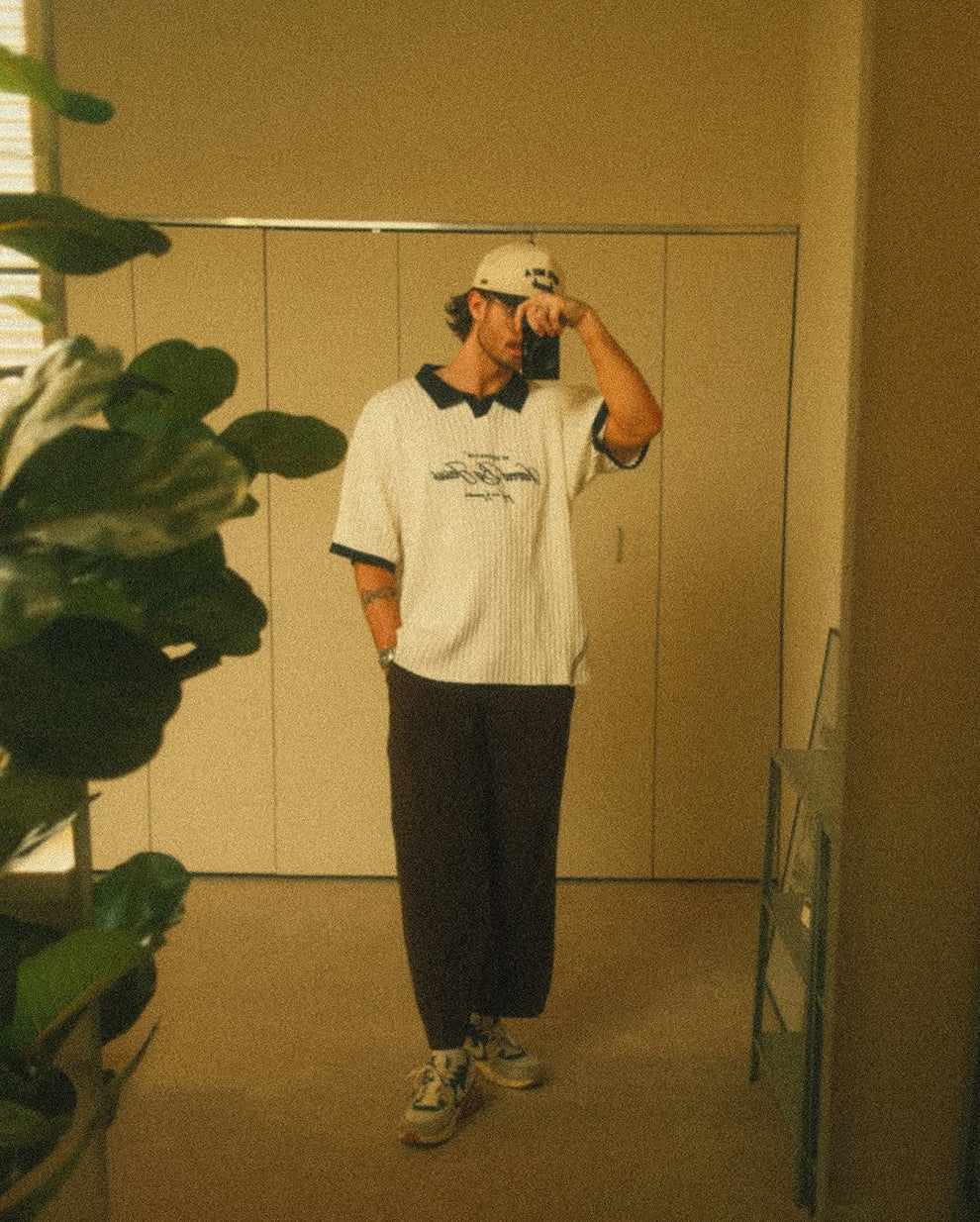 "SAVED BY JESUS" - KNIT POLO